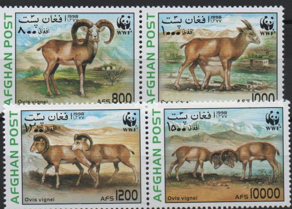 Stempelt de dieren van de wereld, Postzegels en Munten, Ophalen of Verzenden, Postfris, Dier of Natuur