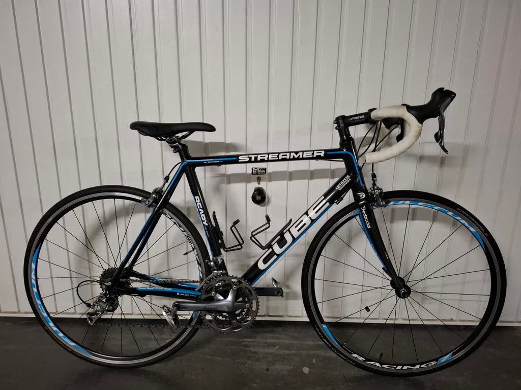 Koersfiets CUBE Streamer black/blue, Fietsen en Brommers, Ophalen, Carbon