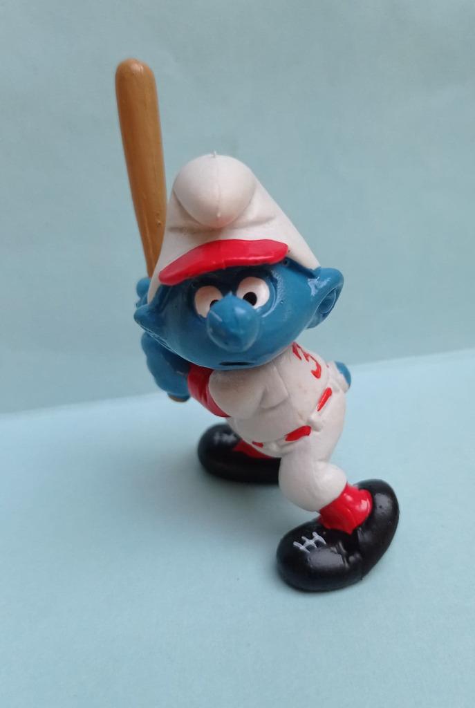 De smurfen : promo  baseball smurf Silan, Verzamelen, Ophalen of Verzenden, Zo goed als nieuw, Poppetje, Figuurtje of Knuffel