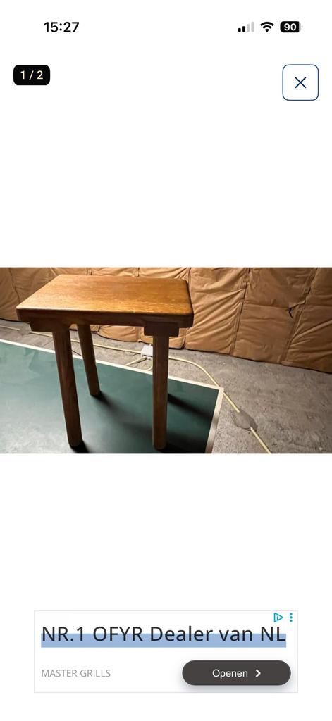 Massief eik, Enlèvement, Rectangulaire, Bois, 45 à 60 cm