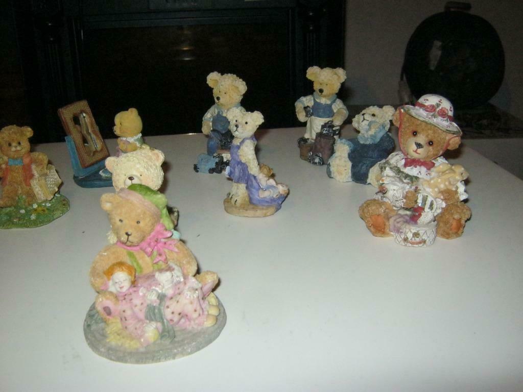 Te koop een verzameling kleine beren beeldjes, Ophalen, Gebruikt