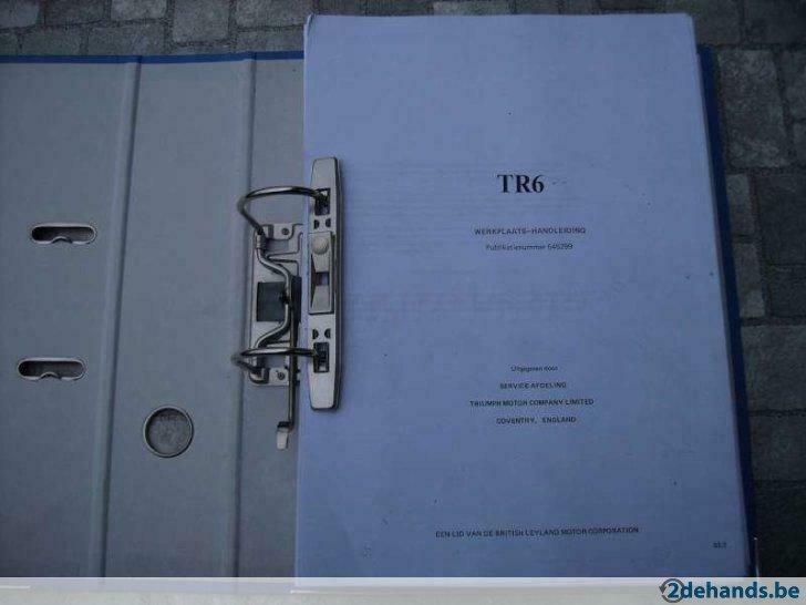 Triumph TR 6 werkplaatshandboek, Ophalen of Verzenden, Nieuw, Triumph