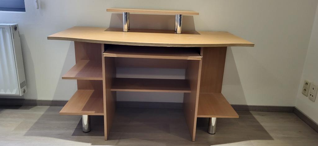 bureau computertafel game bureau met klavierschuif, Ophalen, Gebruikt