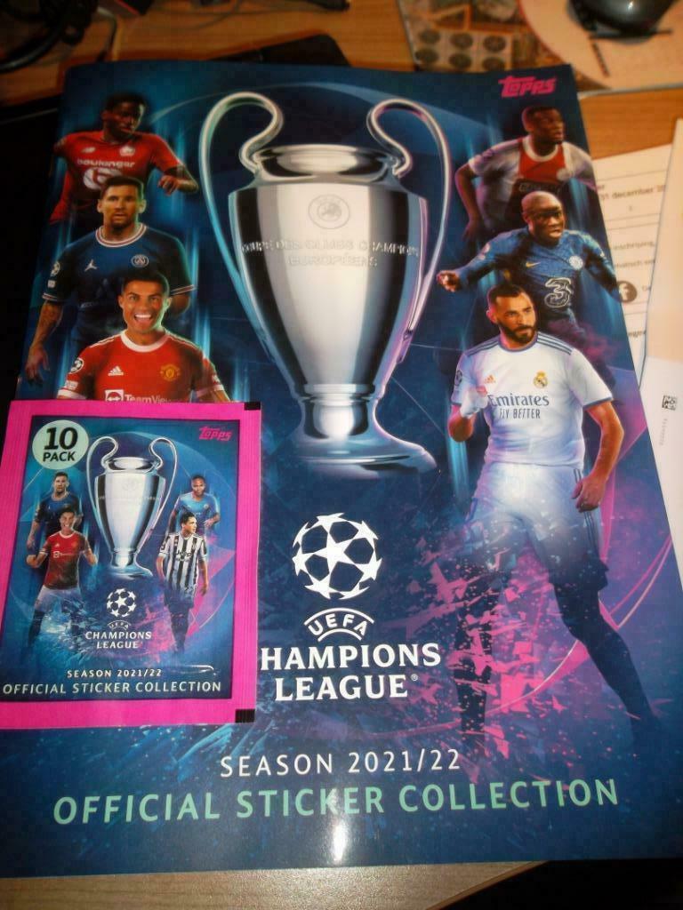 Champions League 2021/2022, Ophalen of Verzenden, Nieuw, Poster, Plaatje of Sticker