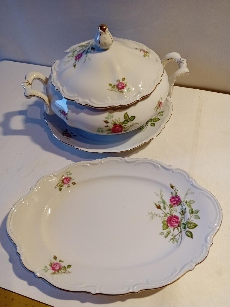 Ancienne soupière Mittertiech Bavaria, Antiquités & Art, Antiquités | Porcelaine, Enlèvement ou Envoi