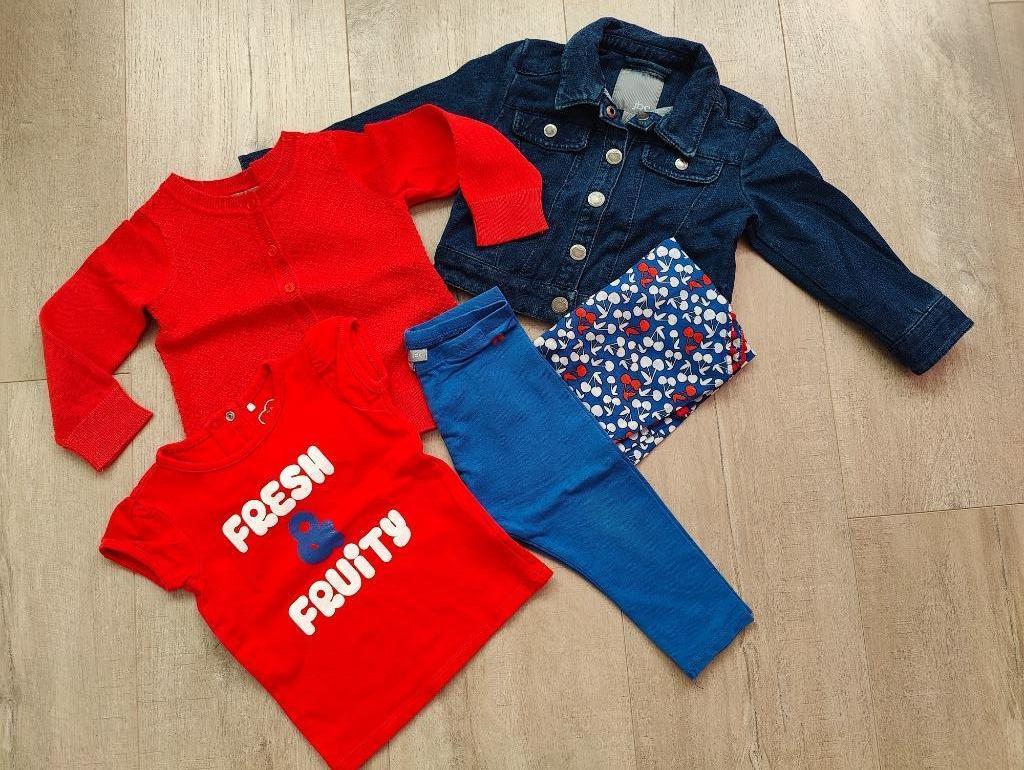 setje JBC maat 80, Kinderen en Baby's, Babykleding | Maat 80, Meisje, JBC, Ophalen of Verzenden, Zo goed als nieuw