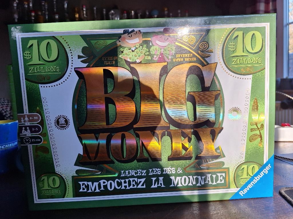 BIG MONEY, Trois ou quatre joueurs, Enlèvement ou Envoi, Neuf, Ravensburger