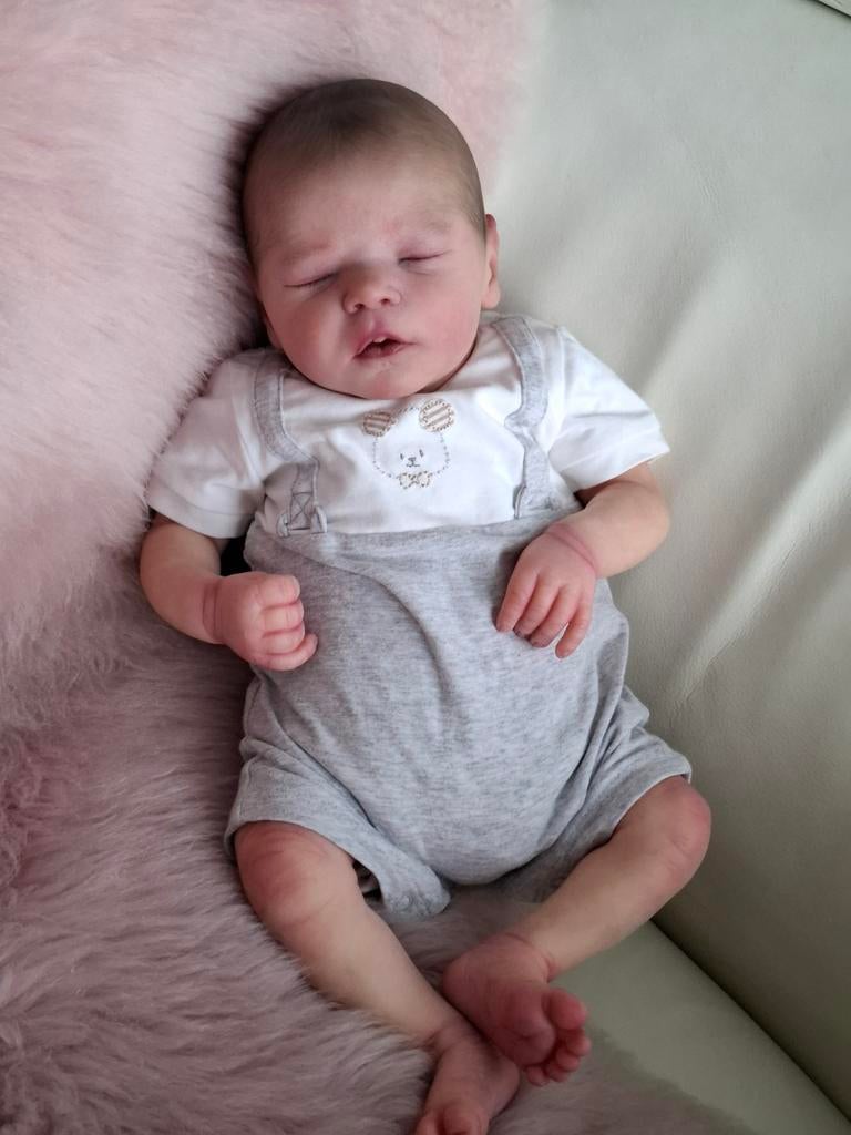 Reborn Darren van Kelly Dudley, Verzamelen, Poppen, Nieuw, Babypop, Levensecht of Reborn, Ophalen of Verzenden
