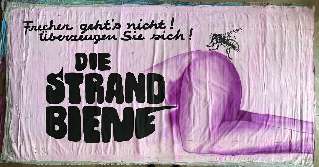 UNIEK!! oude filmdoeken, bioscoop reclame, filmposter, Ophalen of Verzenden