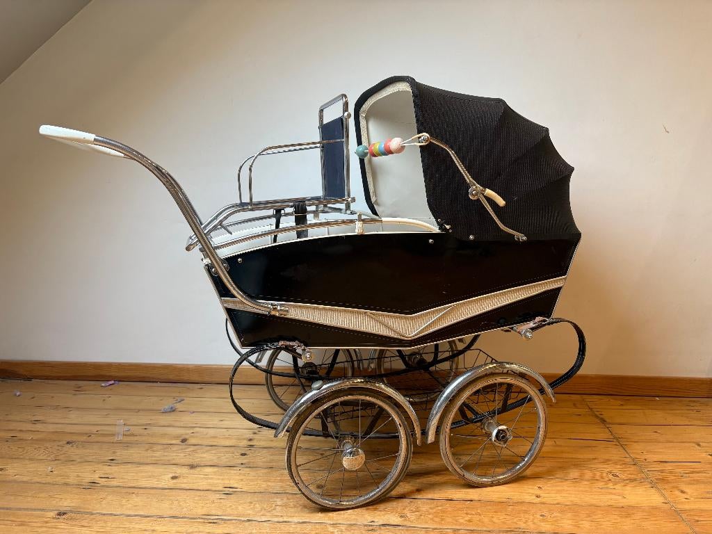 Vintage klassieke kinderwagen (Van Delft), Enlèvement, Utilisé, Poussette, Autres marques