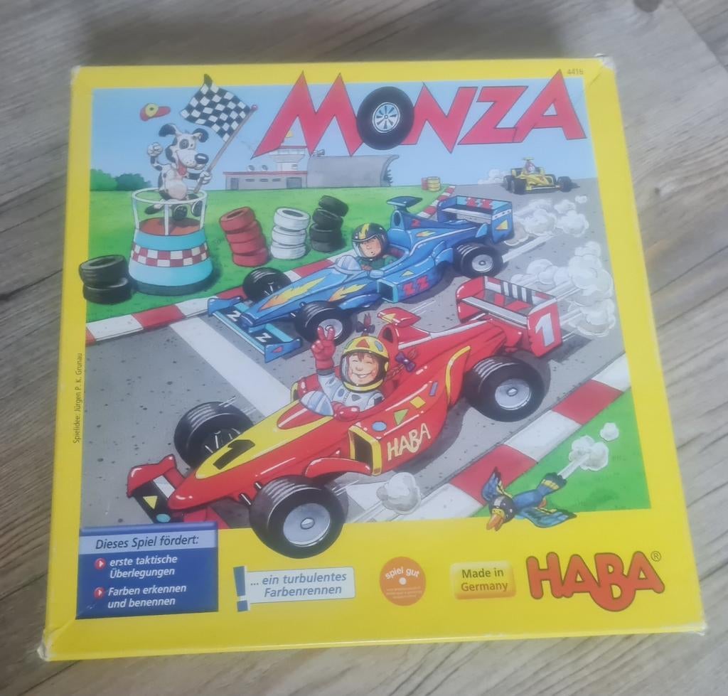 Haba Monza spel, Ophalen of Verzenden, Zo goed als nieuw