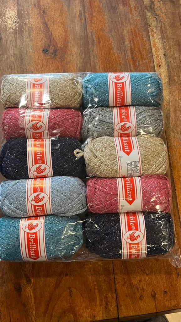 Fil brillant durable, Enlèvement ou Envoi, Neuf, Crochet, Laine ou Fils