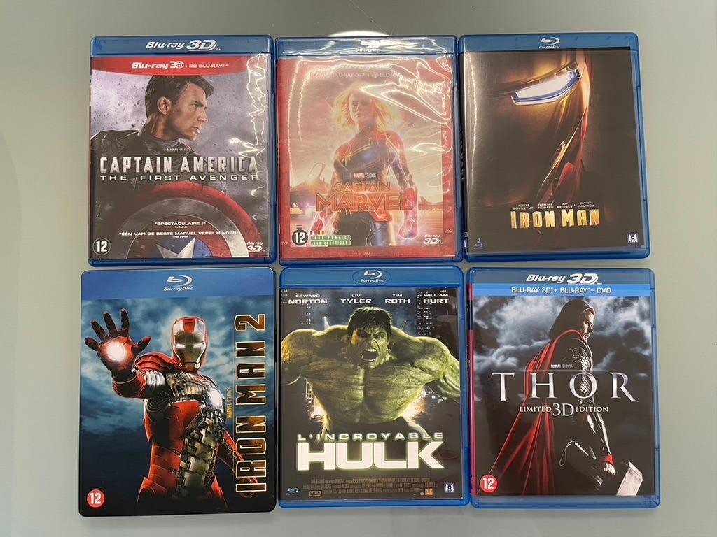 Collection MARVEL en BLURAY, 3D, 4K, CD & DVD, Blu-ray, 3D, Enlèvement ou Envoi