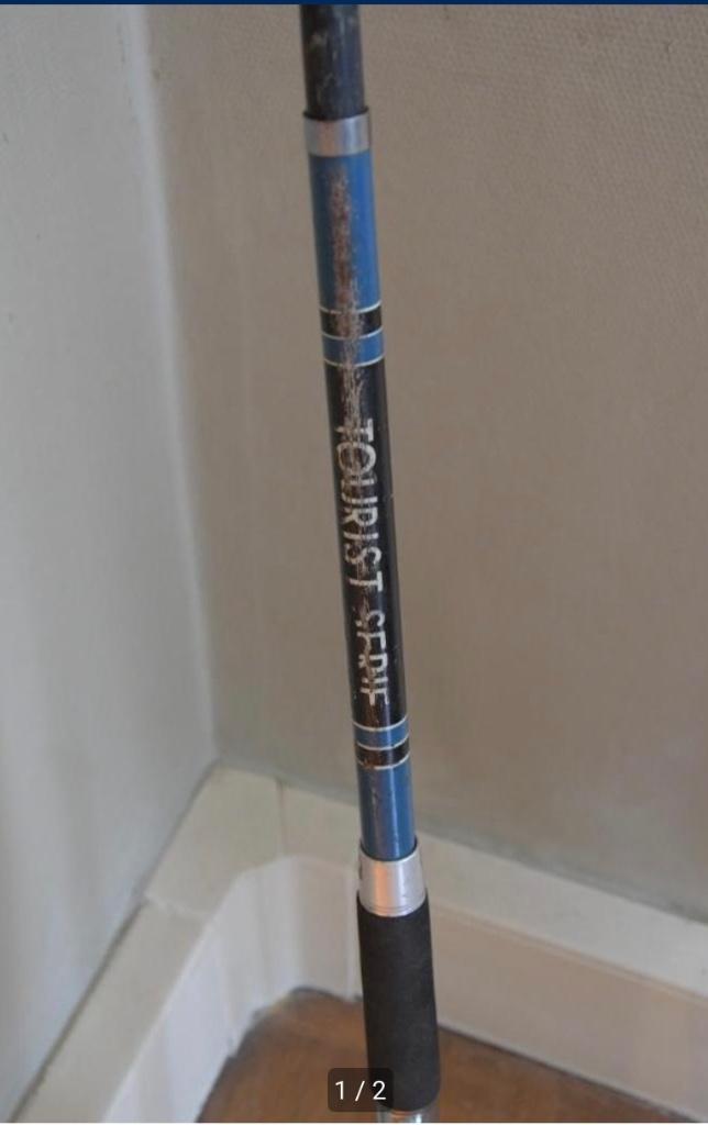 Hengel Shakespeare Tourist serie carbon, Ophalen, Gebruikt, Vaste hengel