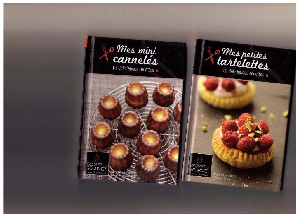 2 petits livres cartonnés sur les cannelés & les tartelettes, Enlèvement ou Envoi, Mickael Le Calvez, France, Comme neuf