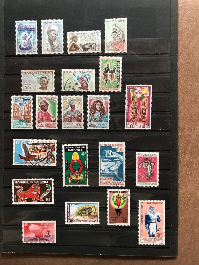 postzegels Dahomey, Verzenden