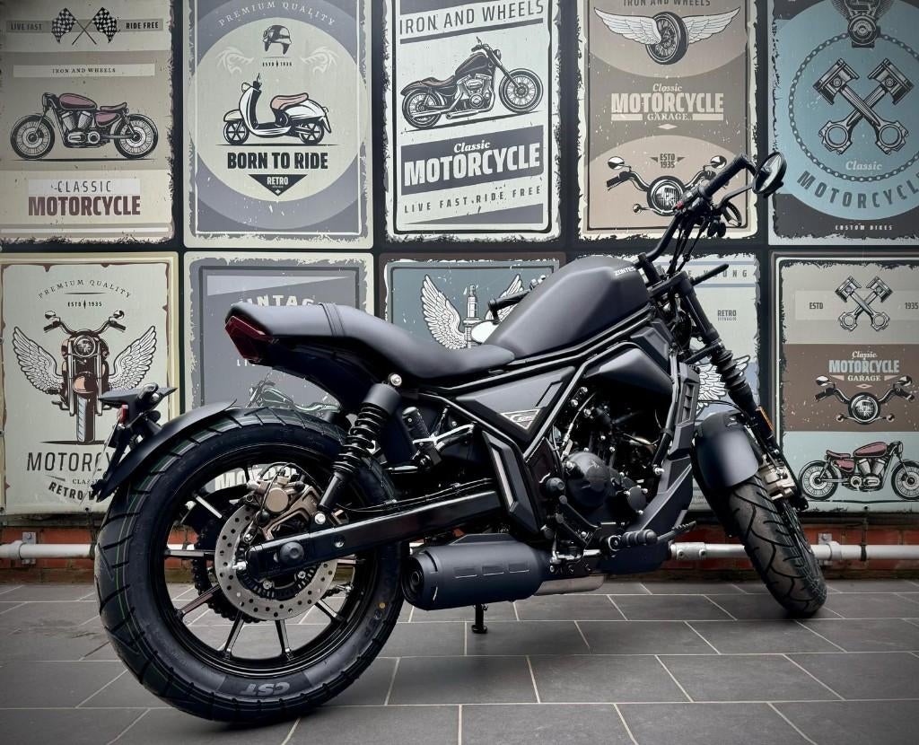 ZONTES 125 C – 2026, STYLE & TECHNO AU PRIX IMBATTABLE !, Chopper, Zontes, Particulier, Éclairage LED