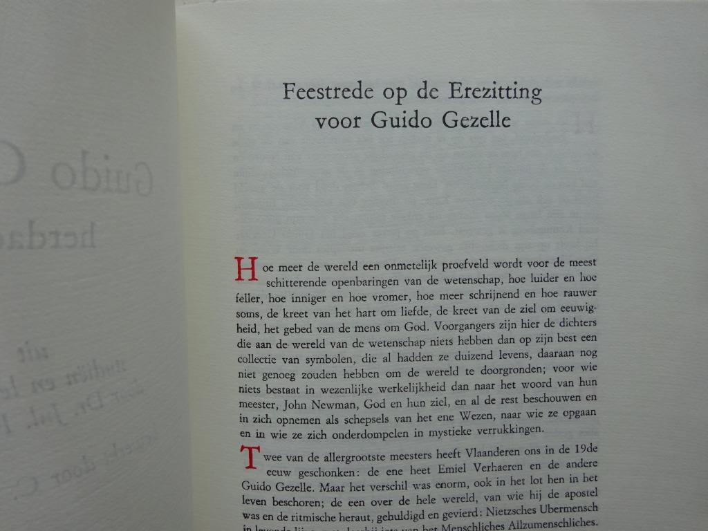 Guido Gezelle herdacht, De Gingkgo Melle 1999, Enlèvement ou Envoi, Comme neuf, Un auteur