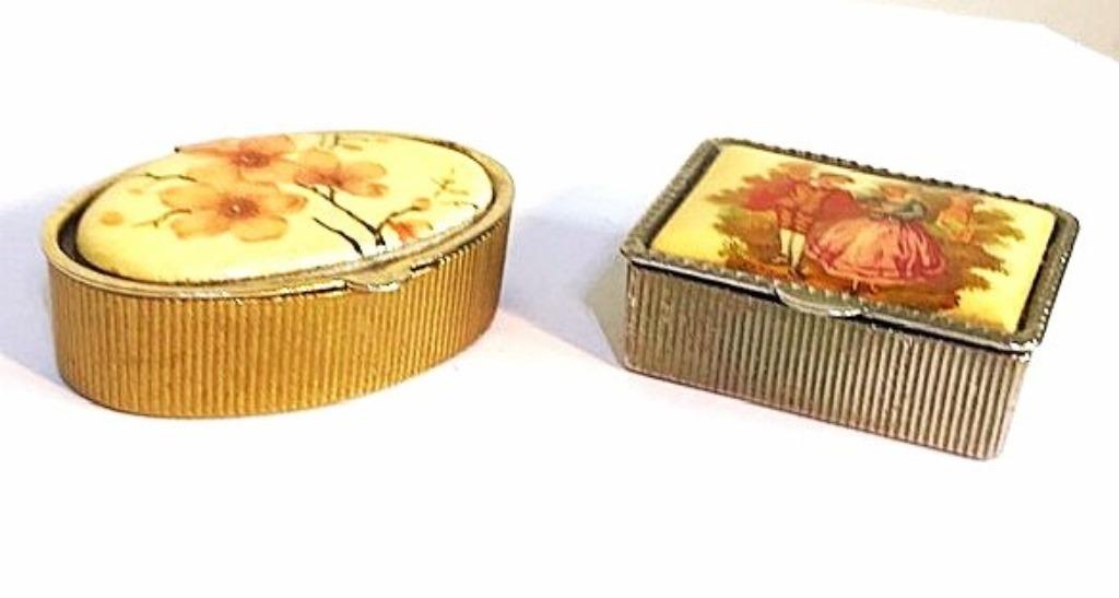 Antiek Pillen doosjes Limoges Amour Emaille 💑😍🎁🤗👌, Antiek en Kunst, Ophalen of Verzenden