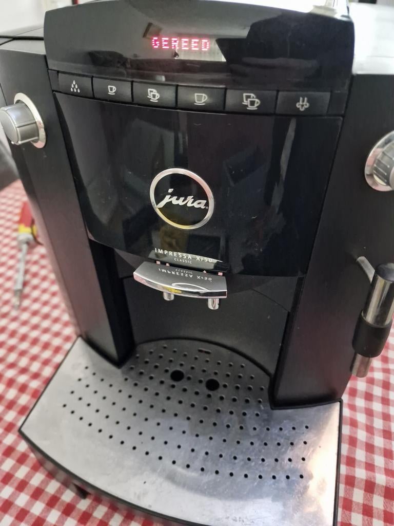 JURA XF50, Ophalen, Koffiemachine