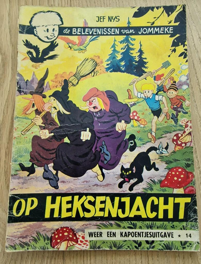 Strip Jommeke - De heksenjacht- eerste druk, Europa, Ophalen of Verzenden, Gelezen, Eén comic