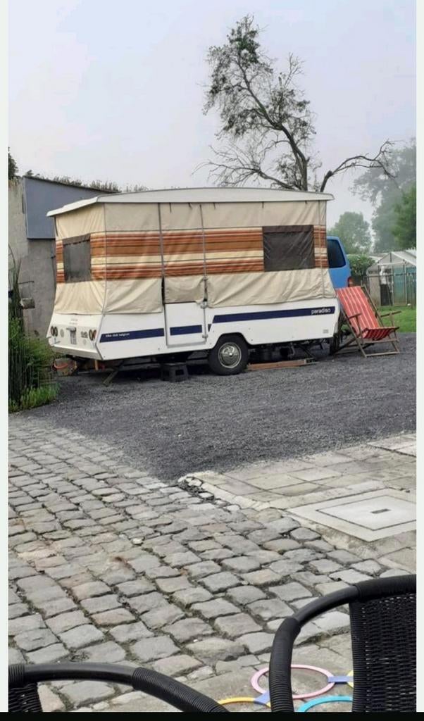 Vouw caravan  grand paradiso goede staat enkel bellen aub!, Caravans en Kamperen, Particulier