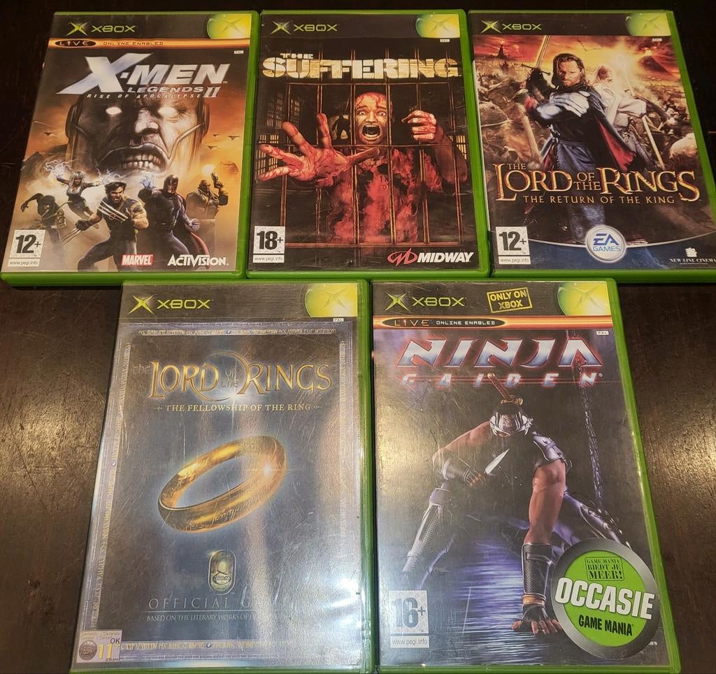 5 jeux pour Xbox, Enlèvement ou Envoi