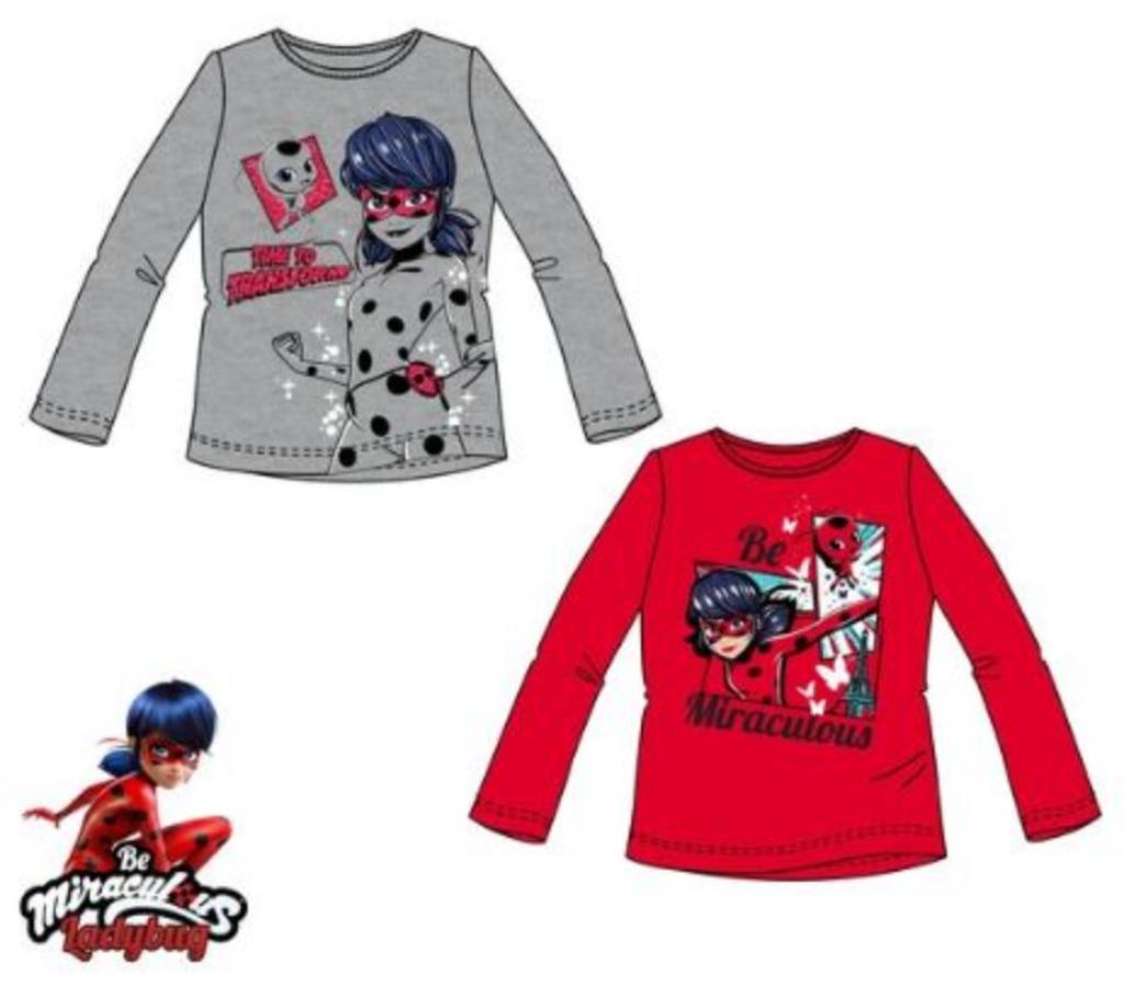 Nieuwe Disney Ladybug T-shirt met lange mouwen meisjes, Kinderen en Baby's, Kinderkleding | Overige, Nieuw, Meisje, Verzenden