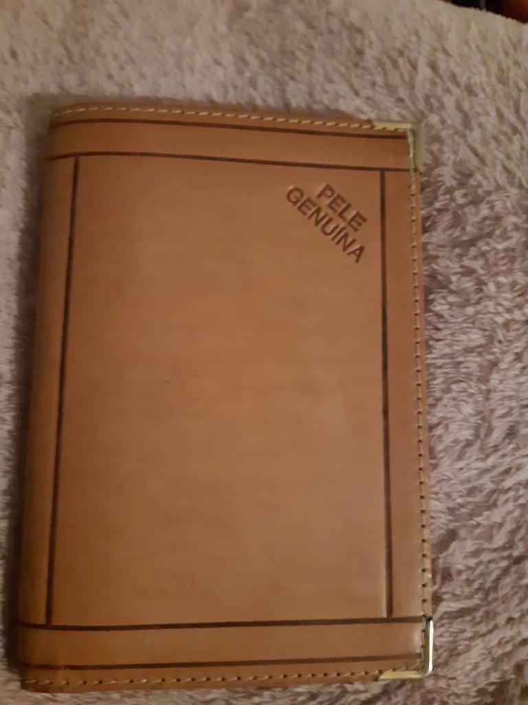 Portefeuille in echt naturel leer, Ophalen of Verzenden, Nieuw, Beige, Leder