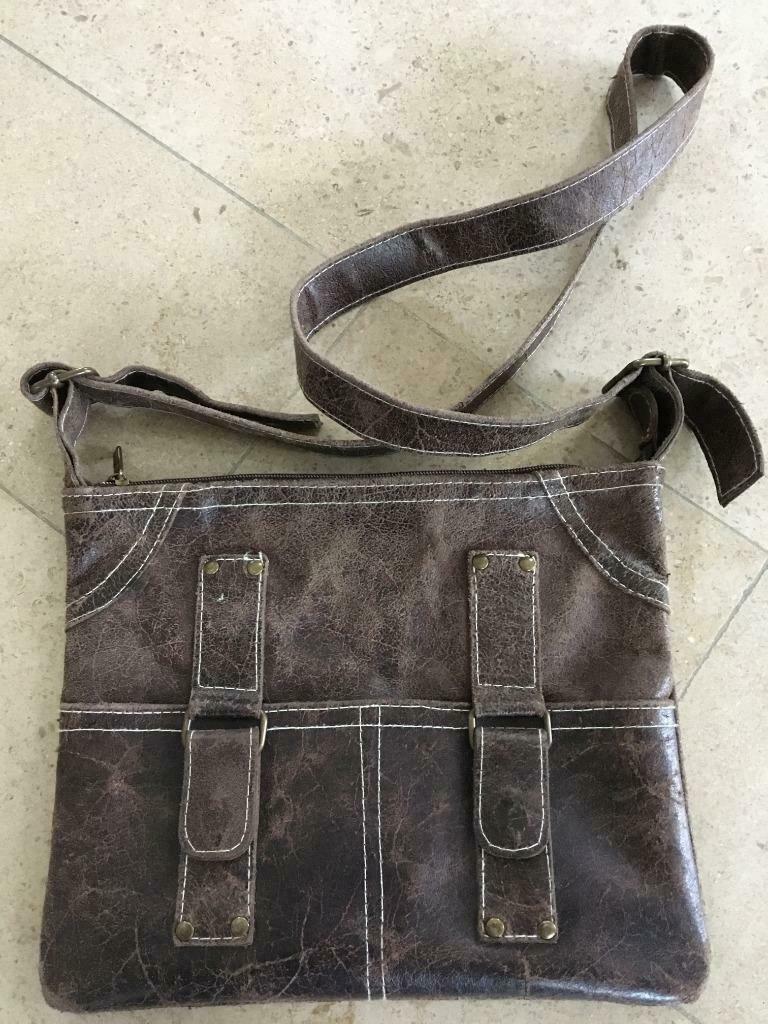 schouderhandtas, Ophalen, Zo goed als nieuw, Bruin, Handtas