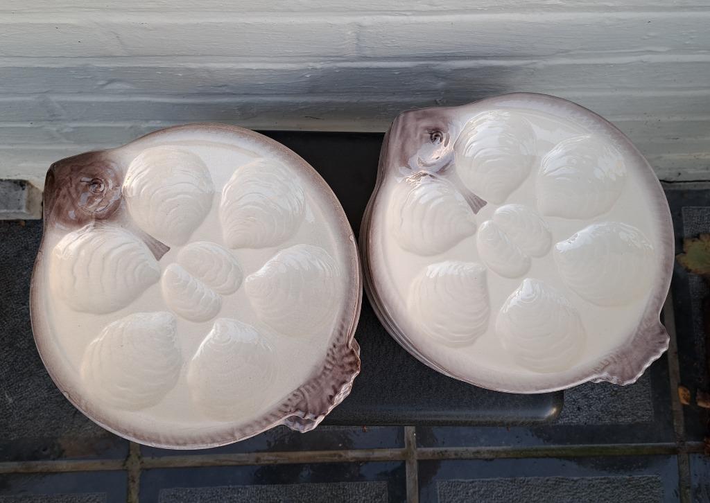 Assiettes à huîtres Waechtersbach 11 disponibles, Enlèvement ou Envoi
