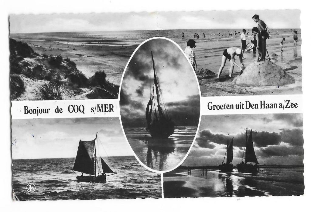 Groeten uit Den Haan aan Zee, Verzamelen, Ophalen of Verzenden, 1960 tot 1980, Gelopen, West-Vlaanderen