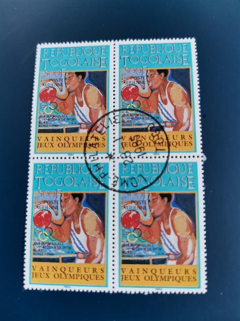 Togo 1984 - sports - Jeux Olympiques - boxe, Enlèvement ou Envoi, Affranchi