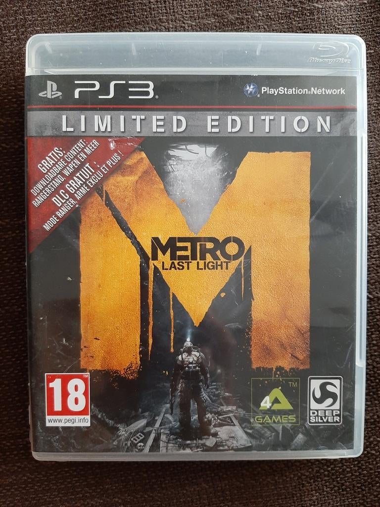 PS3 Metro (complet), Enlèvement ou Envoi, Comme neuf