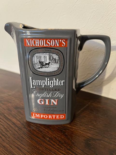 Reclame waterkan Nicholson's Lamplighter Gin, Verzamelen, Ophalen