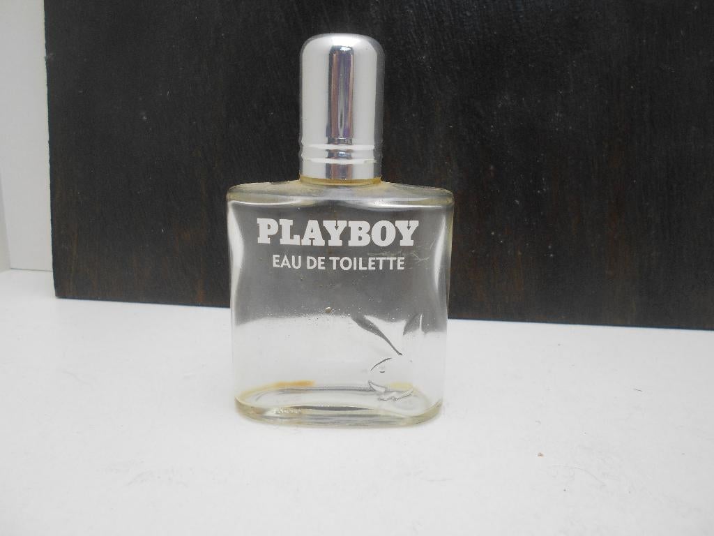 ancien flacon vide eau de toilette Playboy, Enlèvement ou Envoi, Utilisé, Bouteille de parfum