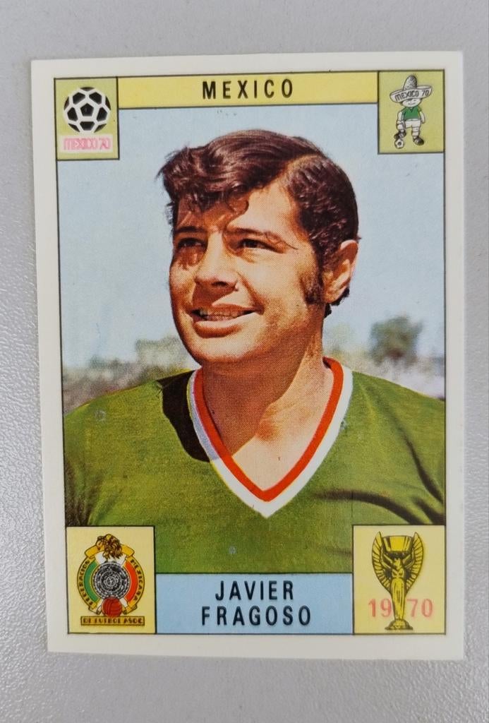 Panini Mexico 70: Mexico - Javier Fragoso. Nooit gekleefd., Ophalen of Verzenden, Zo goed als nieuw