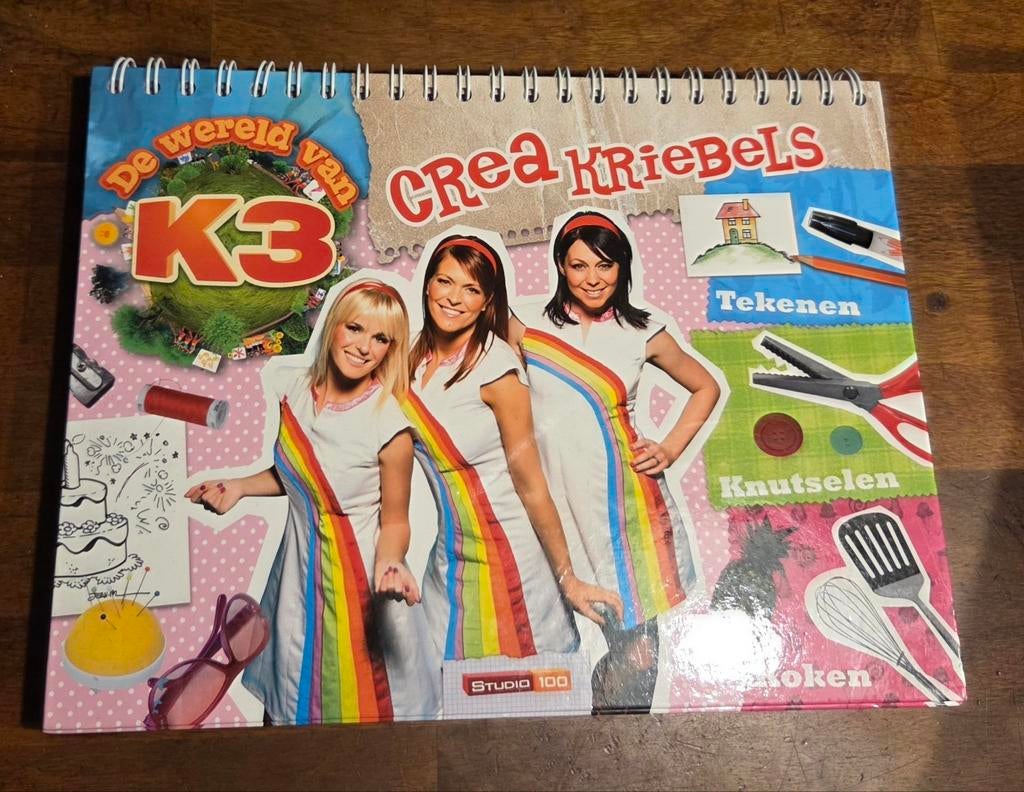 De Wereld van K3 : Crea Kriebels, Enlèvement ou Envoi, Comme neuf, D. Verbiest; G. Verhulst; H. Bourlon