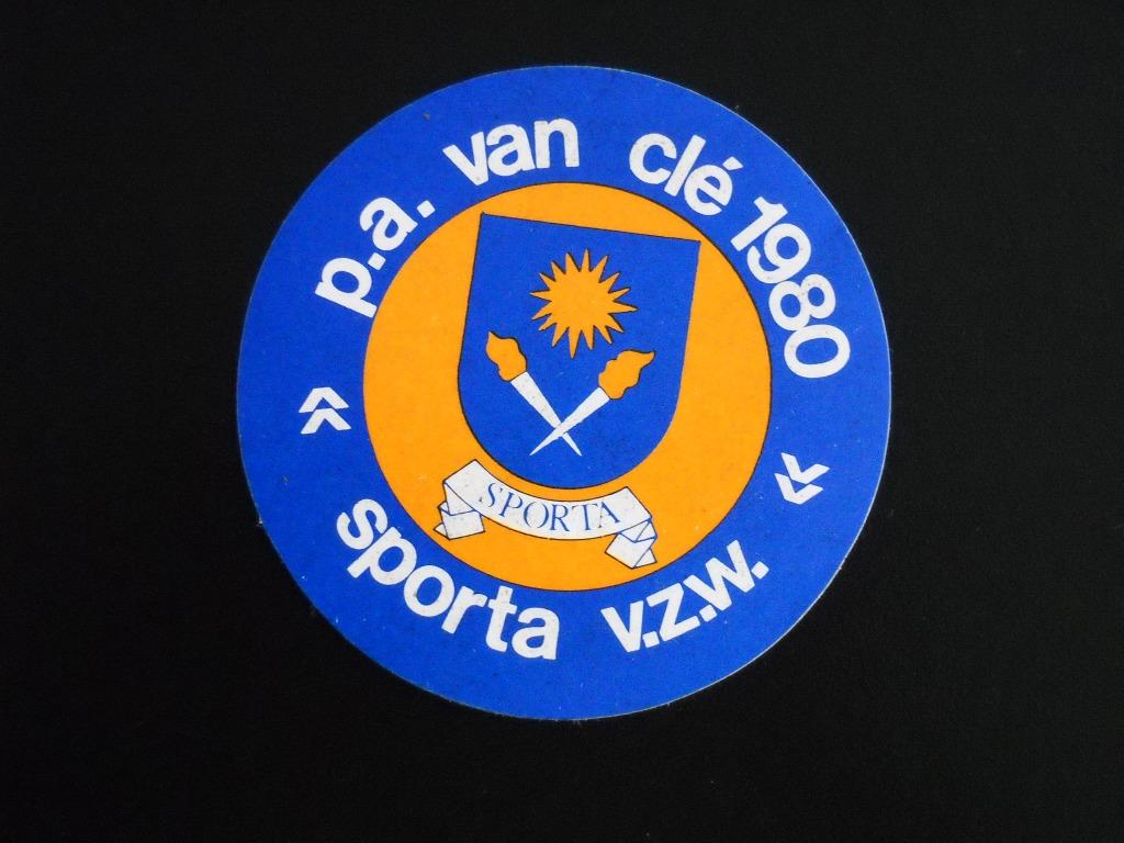 autocollant Sporta vzw, Enlèvement ou Envoi, Neuf, Sport