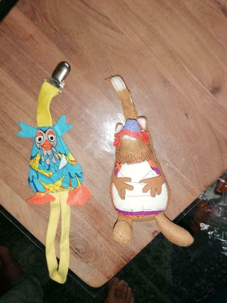 Stoffen figuurtjes mijnheer de uil, Verzamelen, Poppetjes en Figuurtjes, Verzenden, Gebruikt