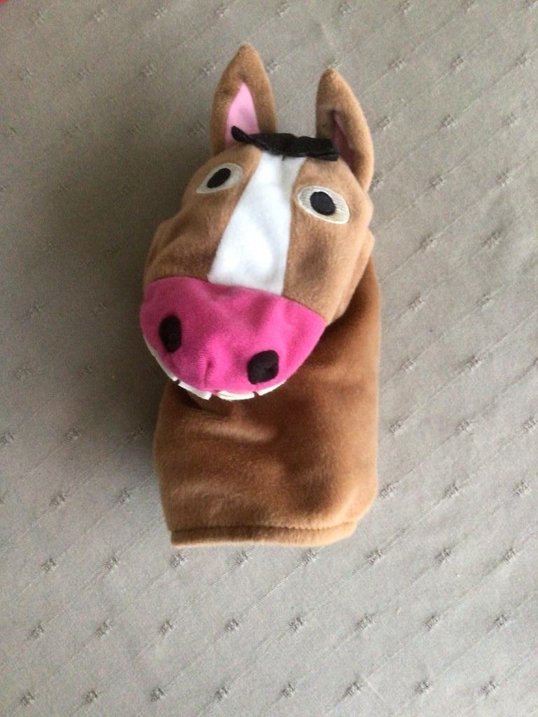 Handpop paard, Ophalen of Verzenden, Gebruikt, Paard