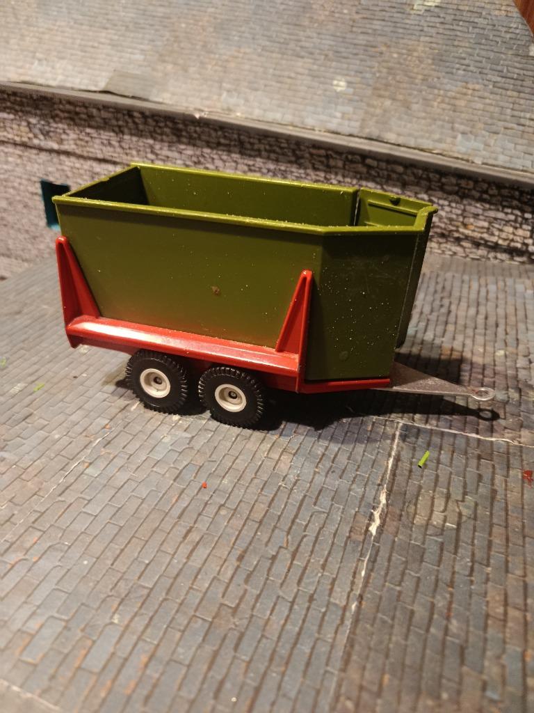Siku groene veewagen, Hobby en Vrije tijd, Modelauto's | 1:32, Gebruikt, Tractor of Landbouw, SIKU, Ophalen of Verzenden