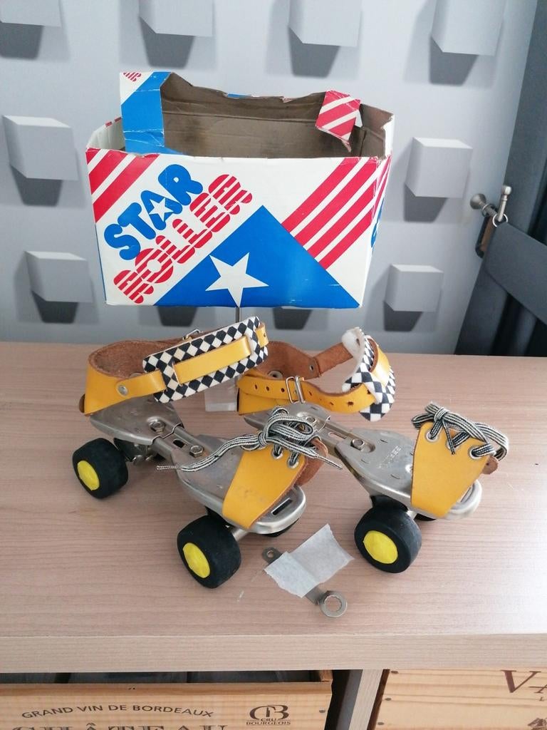 Vintage nieuwe rolschaatsen Germina. Verstelbaar., Enlèvement ou Envoi, Réglable, Neuf