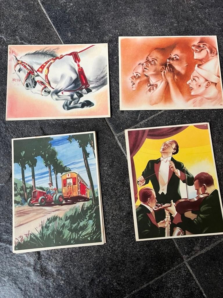 chromo Het Circus - serie 11 en 12, Ophalen of Verzenden