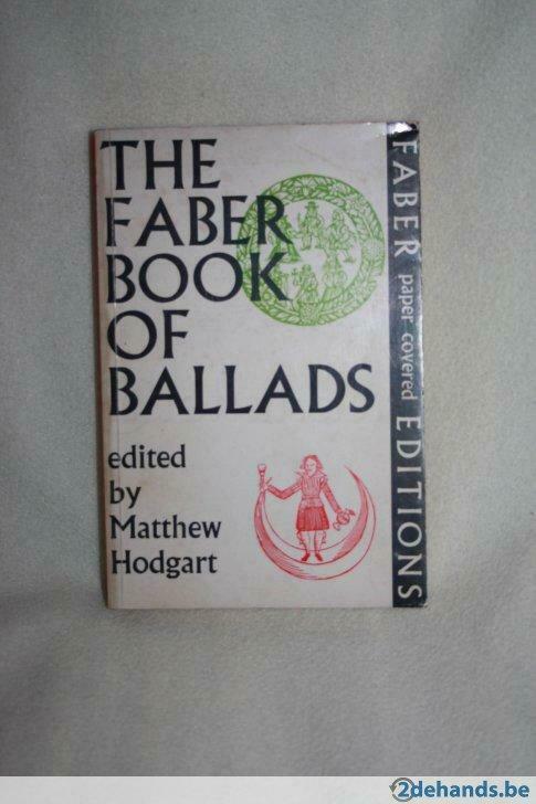 The Faber book of ballads edited by Matthew Hodgart, Ophalen of Verzenden, Gelezen