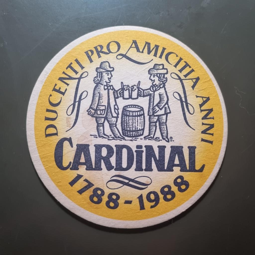 Sous Bock Cardinal, Verzamelen, Ophalen of Verzenden, Gebruikt, Viltje(s), Overige merken