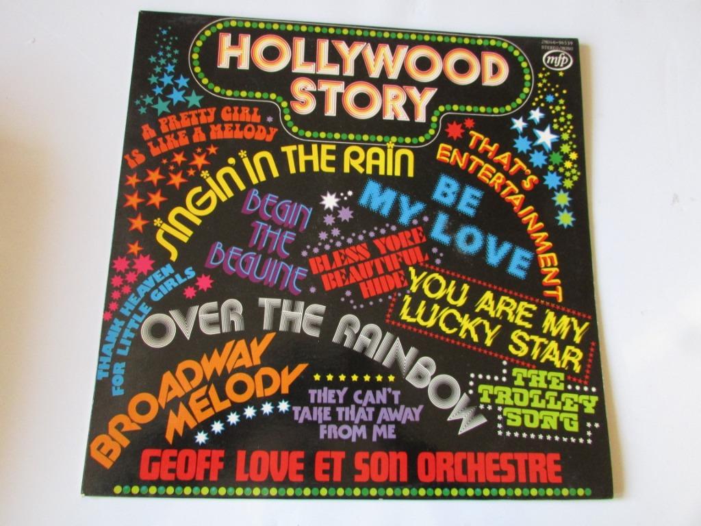 HOLLYWOOD STORY, GEOFF LOVE ET SON ORCHESTRE, LP, Enlèvement ou Envoi, Utilisé, 12 pouces