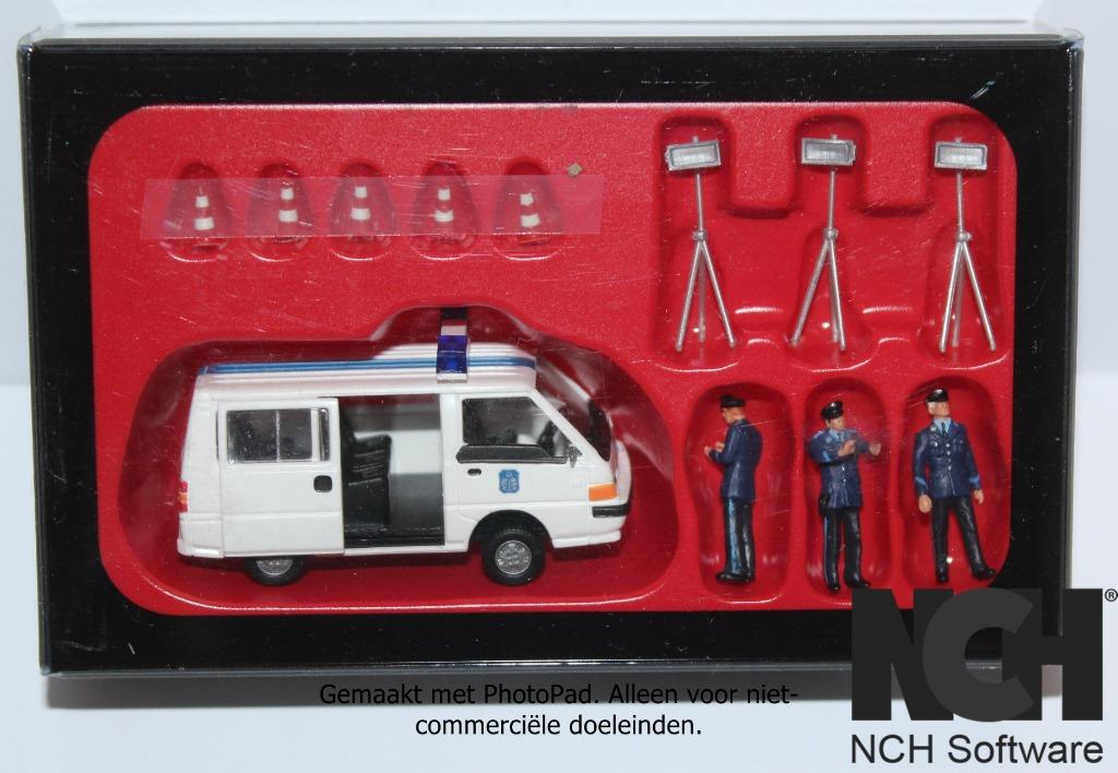 POLITIE MITSUBISHI  SET  1/87, Verzenden, Rijkswacht, Miniatuur of Beeldje