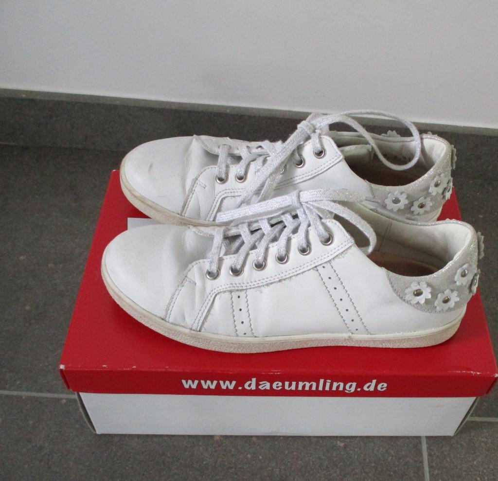 Sneakers en cuir, taille 36, comme neuves, Utilisé, Daumling, Chaussures, Fille
