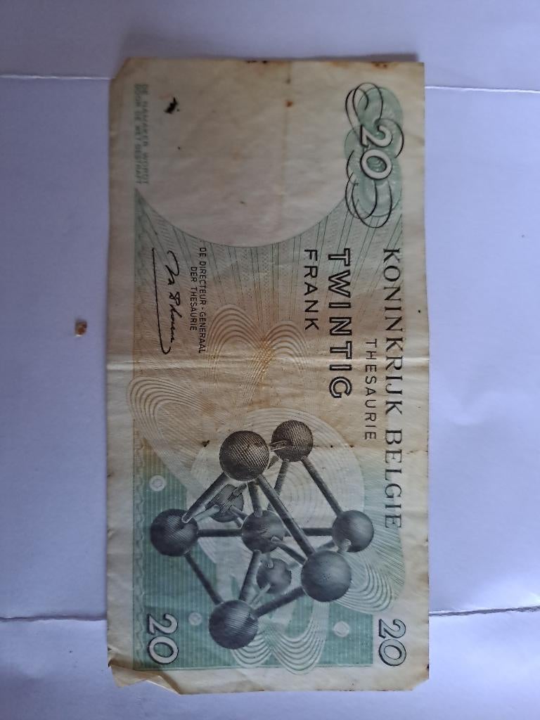 vieux billets belges, Enlèvement, Billets de banque